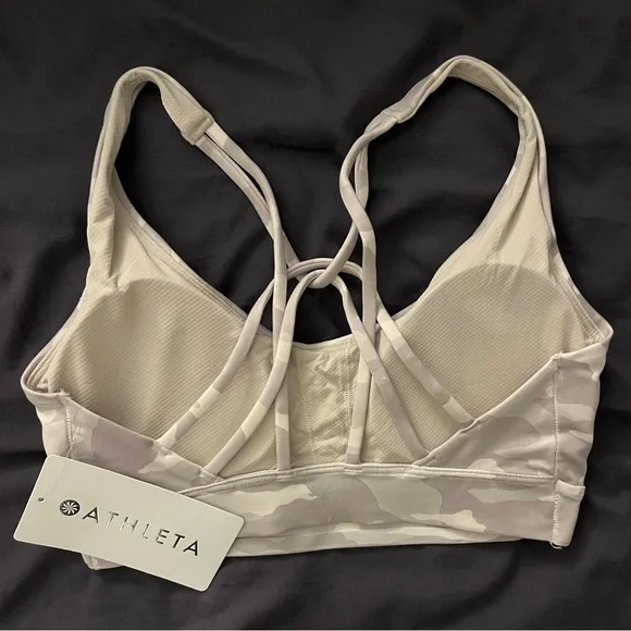 NWT Athleta Solace Printed Bra - Picture 4 of 6